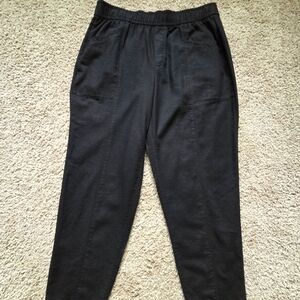Baggy Linen Blend Pants